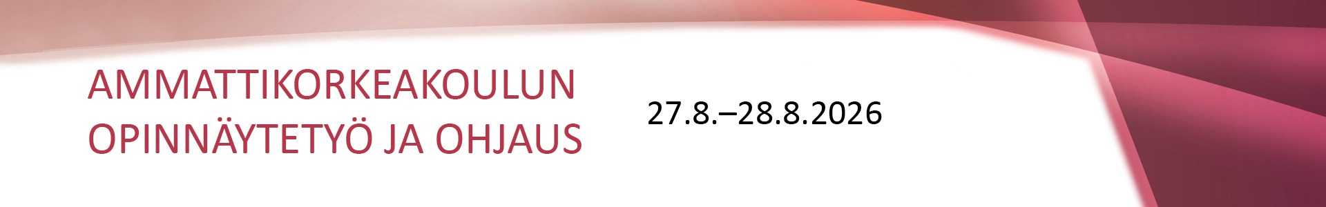 Opinnäytetyön ohjaus